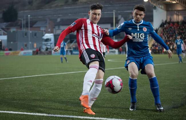 Màn đụng độ gay cấn St.Patricks vs Derry City